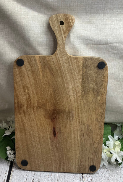 Highland Cow Engraved Cutting Charcuterie Board