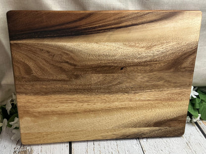 Large Mandala Half Flower Cutting Charcuterie Board 16 x 12