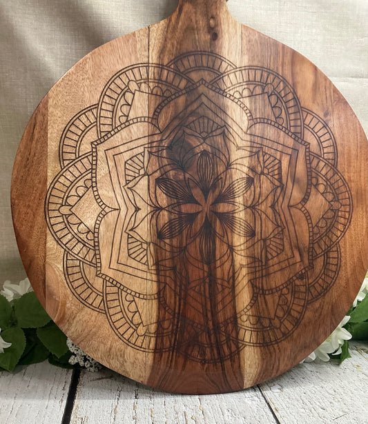 Mandala Pizza Charcuterie Board