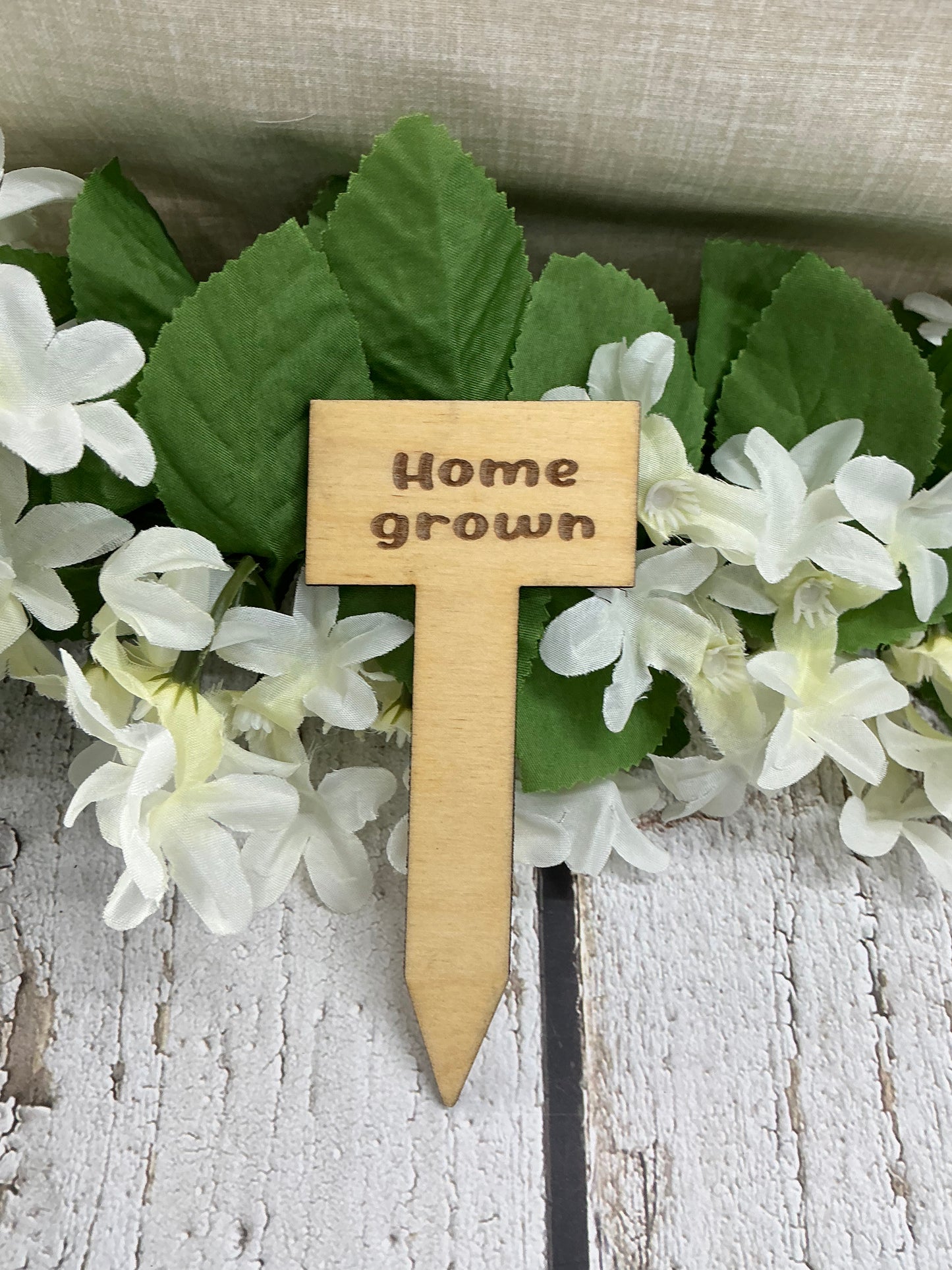 Home Grown Light Wood Plant Stake