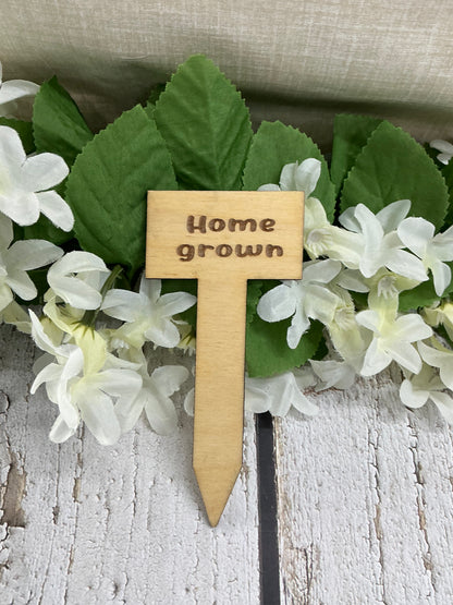 Home Grown Light Wood Plant Stake
