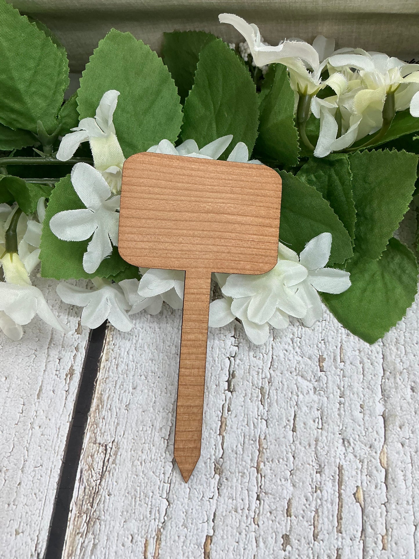 Grow, Dang It Dark Wood Plant Stake