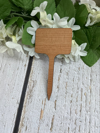 Cheaper Than Therapy Dark Wood Plant Stake