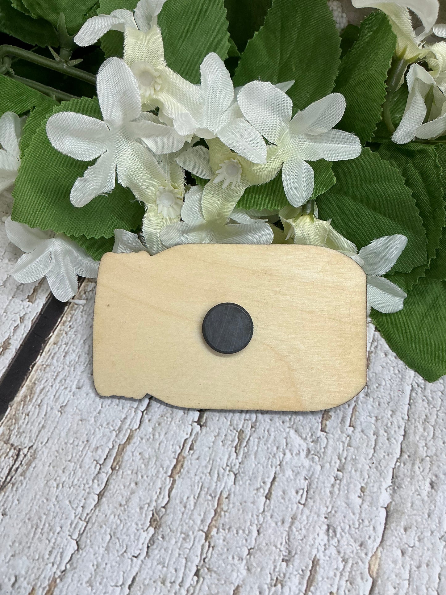 Happiness Is Homemade Mason Jar Wood Magnet