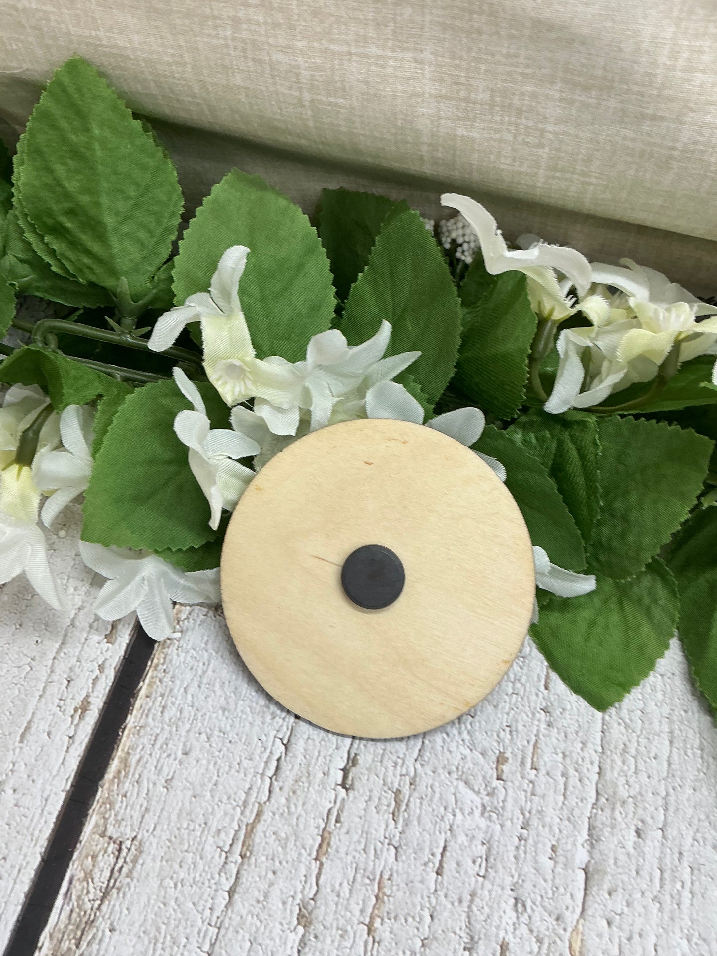 Old Bear Crossing Wood Magnet 3"
