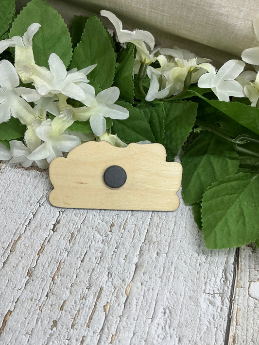 "Kitchen Rules" Wood Magnet
