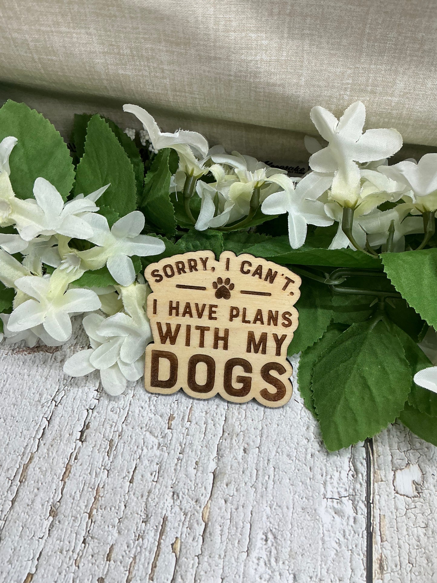 Sorry, I can't. I have plans with my dog wood magnet