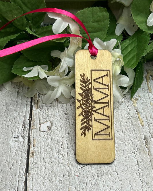 Mama Bookmark 1/8" wood 4.5"