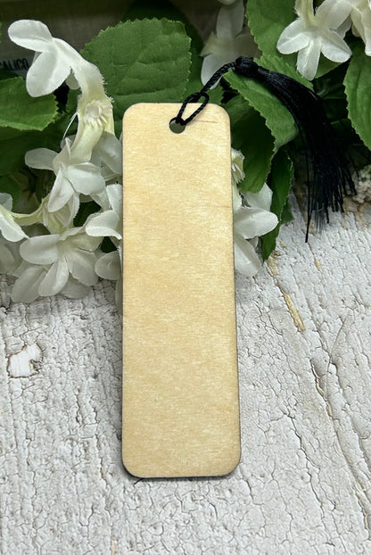 My Cat Lets Me Borrow The Shelf For My Books - Bookmark 1/8" Wood