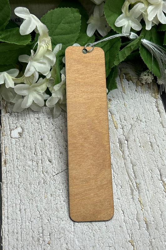 I Refuse To Read Books That Are As Dry As A Desert - 1/8" Wood Succulent Bookmark