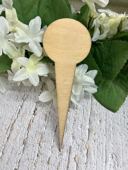 I Need A Drink Light Wood Plant Stake