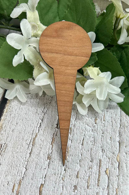 Plant One On Me Dark Wood Plant Stake