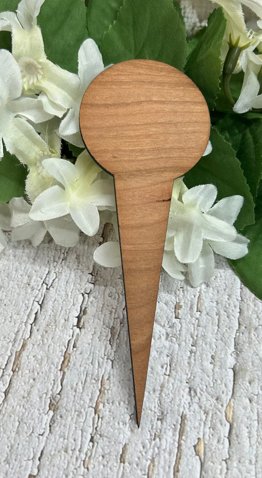 I Need A Drink Wood Plant Stake Dark