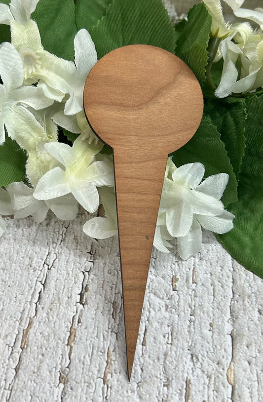 High Maintenance Dark Wood Plant Stake