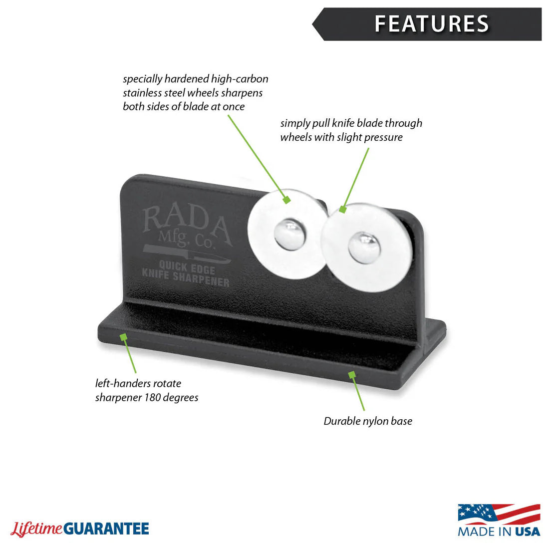 Quick Edge Knife Sharpener - Rada