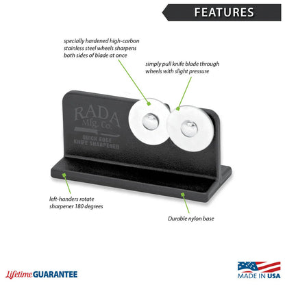 Quick Edge Knife Sharpener - Rada
