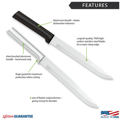 Slicer Knife - Silver Handle Rada
