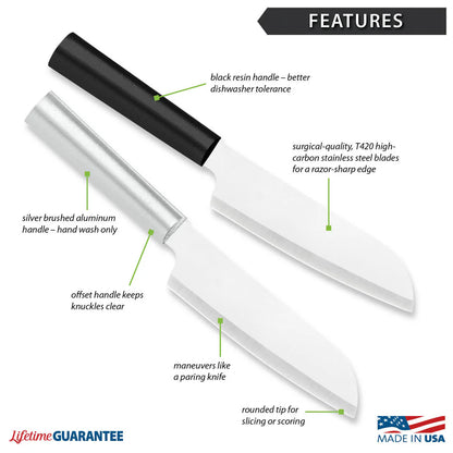 Cook's Utility Knife - Silver Handle Rada