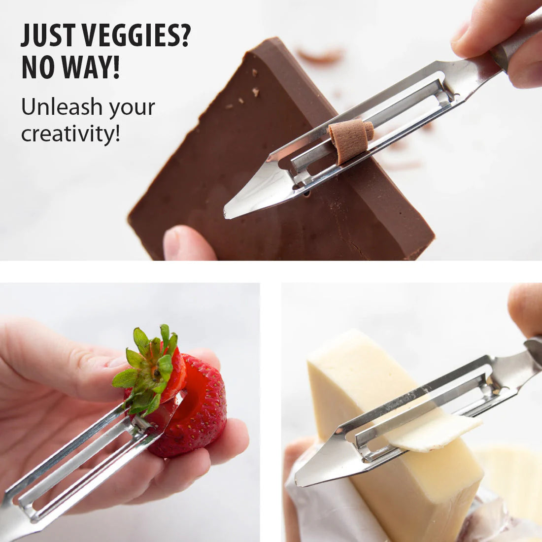 Vegetable Peeler - Silver Handle Rada