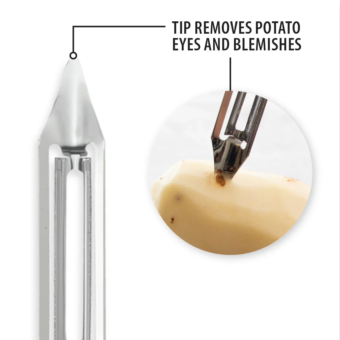Vegetable Peeler - Silver Handle Rada
